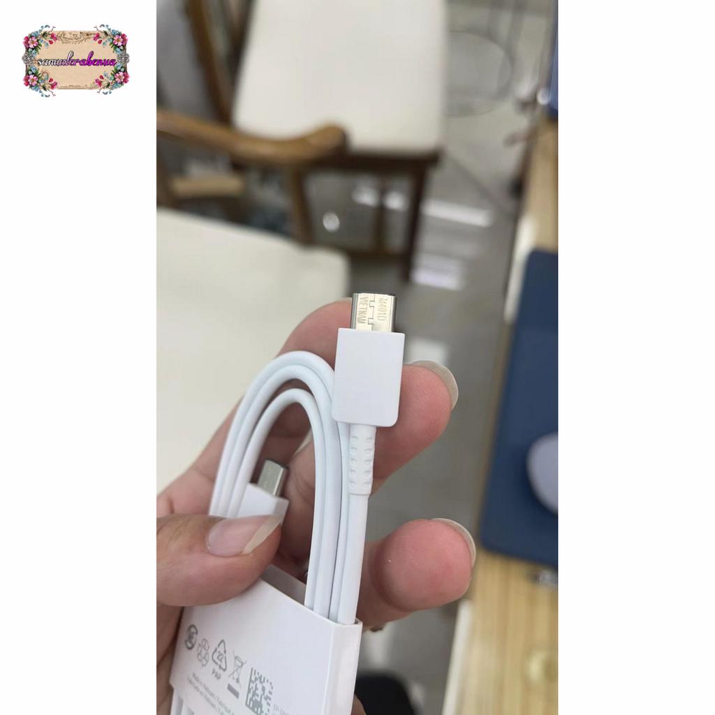 Kabel Data Cable ORIGINAL Samsung cabutan S21 nonpack super fast Charging for Galaxy A23 A33 A53 A73 5G s21+ S21fe s21ultra s22 s22+ s22ultra note20 Note20ultra s23 s23+ s23ultra z flid 4 z fold 4 z flip 3 z fold 3 Original TYPE C TO TYPE C SB5405