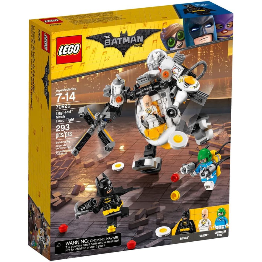 Lego 70920 The Lego Batman Movie Egghead Mech Food Fight Shopee Indonesia - roblox zombie egghead