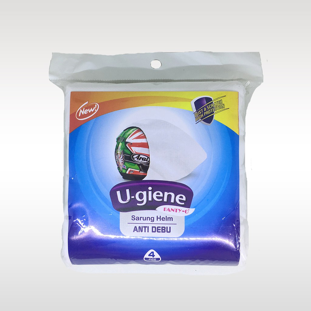 Ugiene / Sarung Helm / Dustbag / Sarung helm Anti Debu Non Woven - 4 Pcs