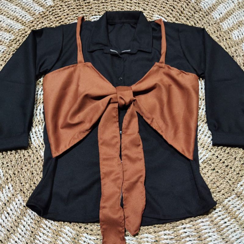 [SIAP KIRIM/COD] PRIMA BLOUSE PITA CASUAL WANITA KOREA