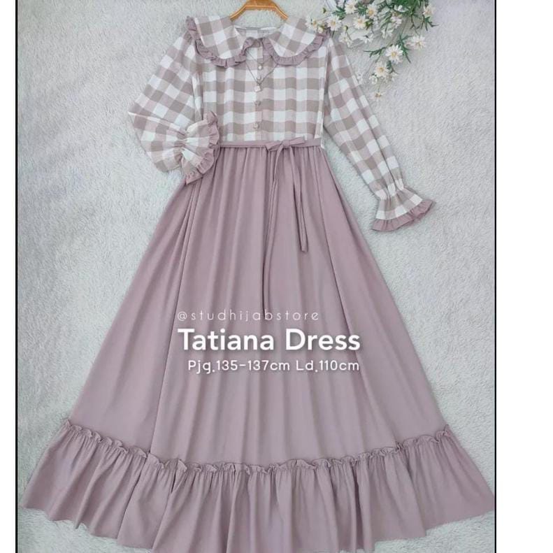 [PROMO] Tatiana Dress Gamis Remaja / Tatiana Dress Maxy Wanita Remaja Muslimah / Fashion Wanita Musl