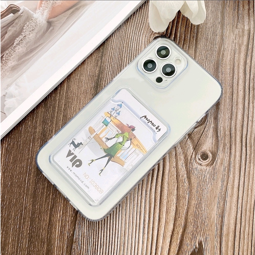 CLEAR CAMERA PROTECTION Kamera CARD Holder Kartu iphone 6 6s 6+ 6s+ 7 8 7+ 8+ SE2 X XR XS MAX 11 12 13 14 PRO MAX 12 MINI 14 Plus Case Cover Casing