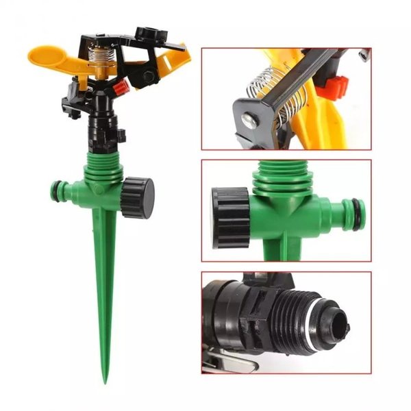 Sprinkler Paku Spray Nozzle Otomatis Berputar Siram Air Irigasi Taman