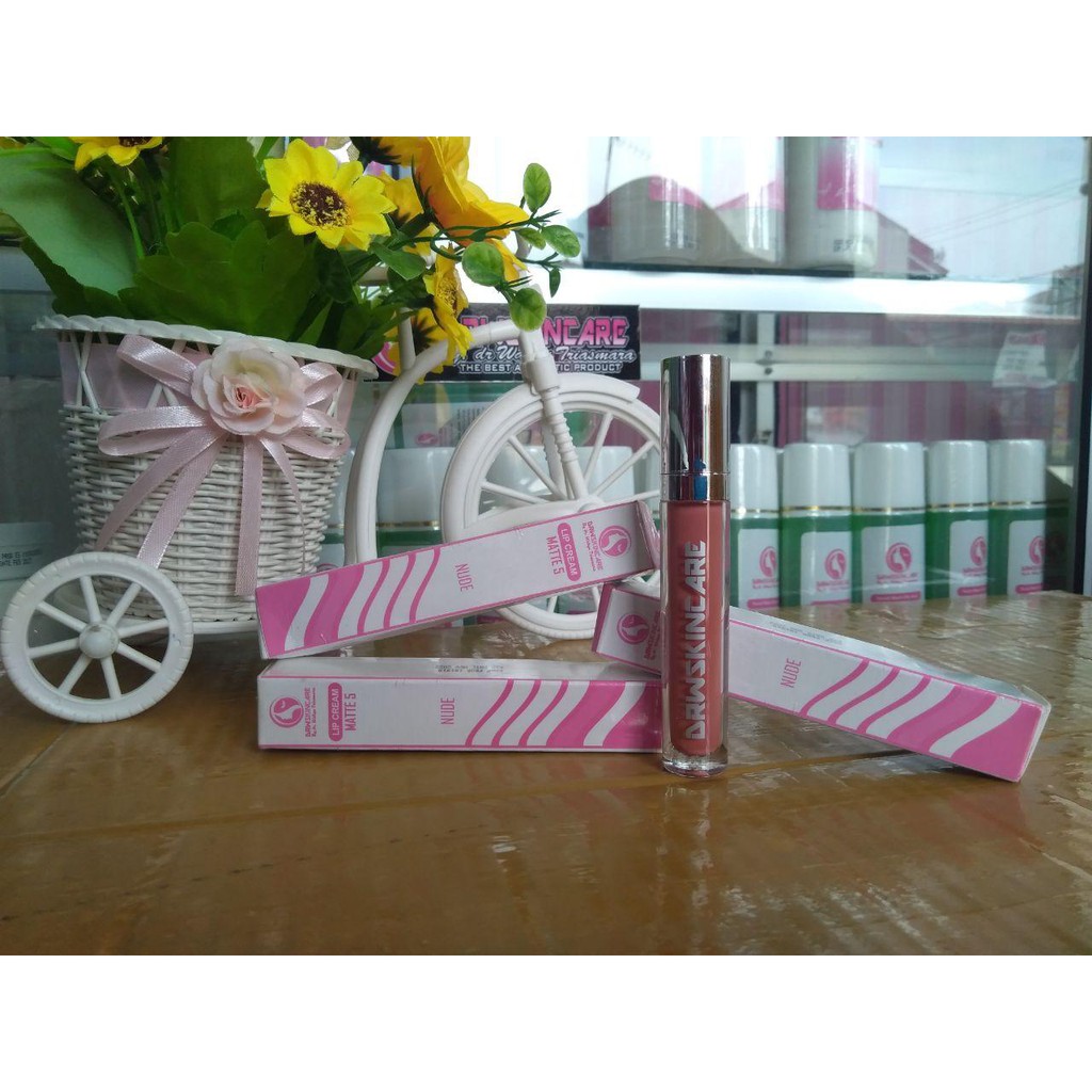 Lips Matte 5 Nude Drw Skincare Bibir Tampak Jelita Tidak cepat Kering