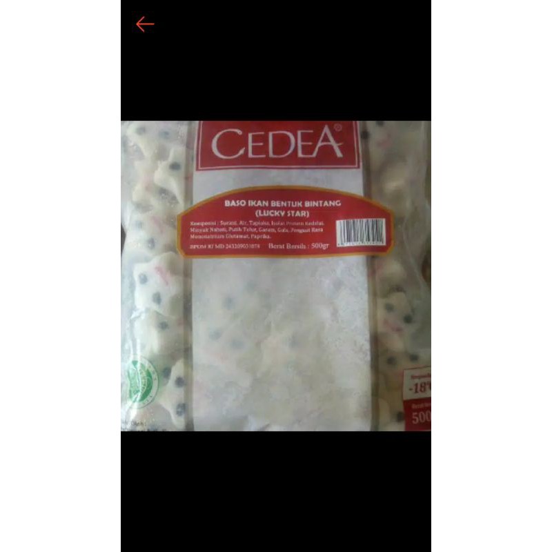 

Cedea lucky star 500 gram