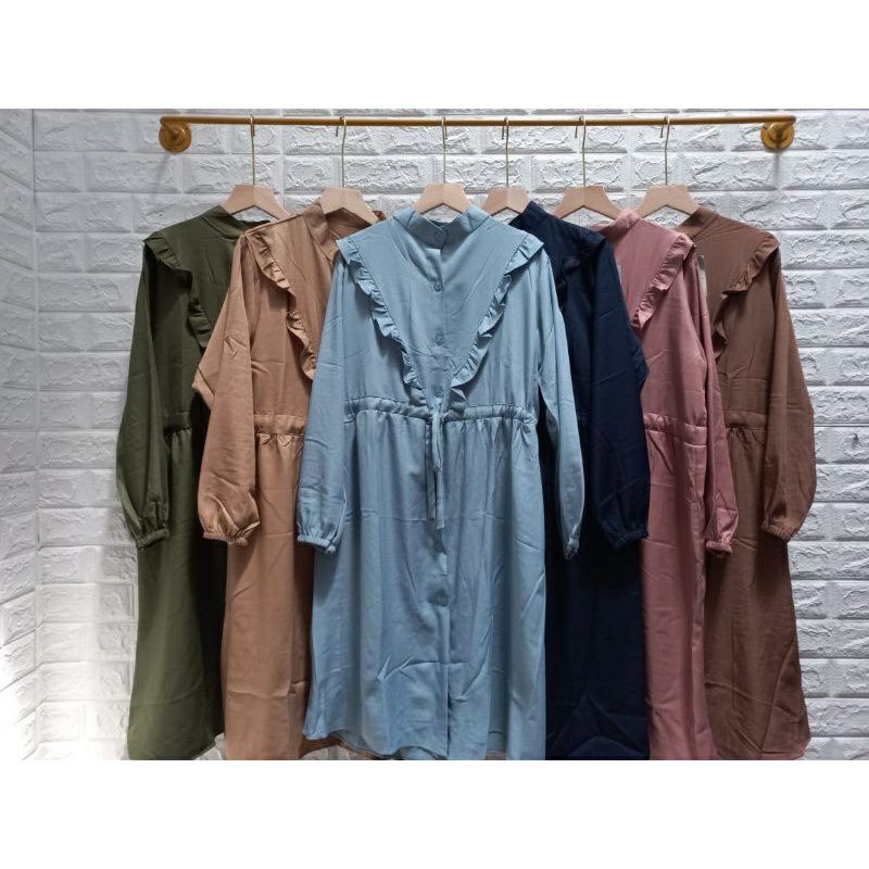 ATASAN TUNIK BELLA PINGGANG TALI SERUT