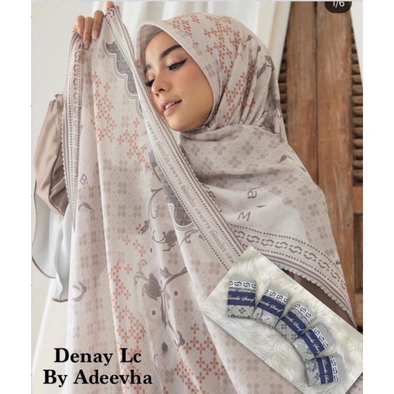 denay kw by adeevha / denay scarf/ voal motif / denay kw voal / denay kw LC