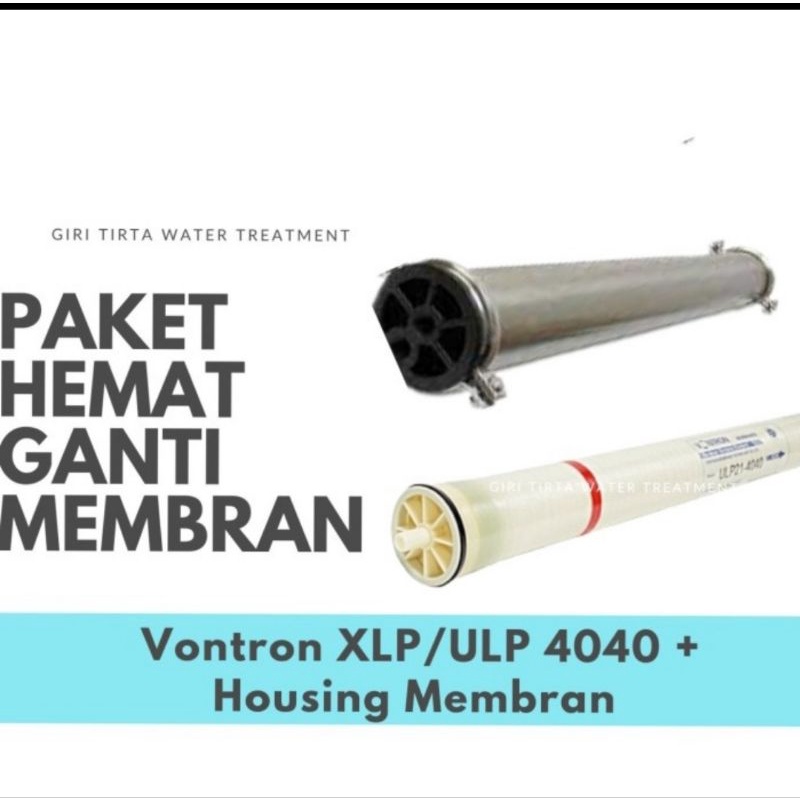 Giri Tirta - Membran RO Vontron dan Housing Membran 4040 2000 GPD Untuk Reverse Osmosis