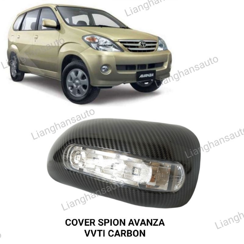 COVER SPION TOYOTA AVANZA LAMA VVTI CARBON
