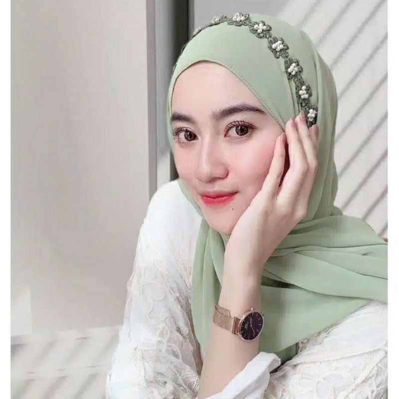 PASHMINA PAYET MUTIARA DIAMOND/PASHMINA PAYET
