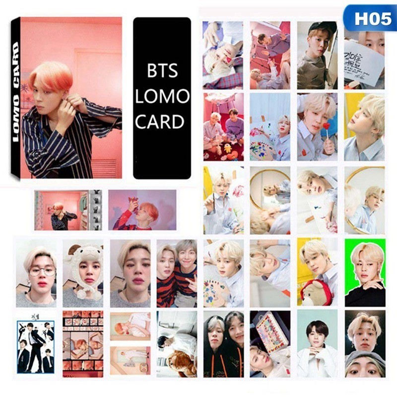 30Pcs / Set Kartu Foto Album KPOP Bangtan Boys Map of the Soul