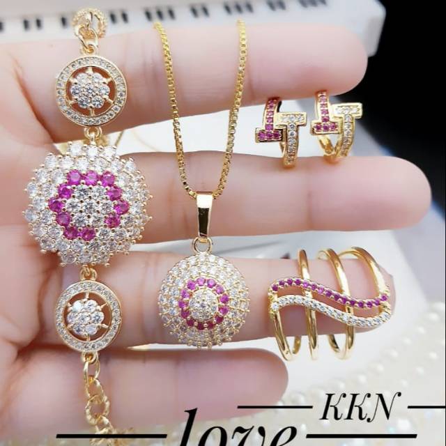 Xuping set perhiasan lapis emas 24k 3001