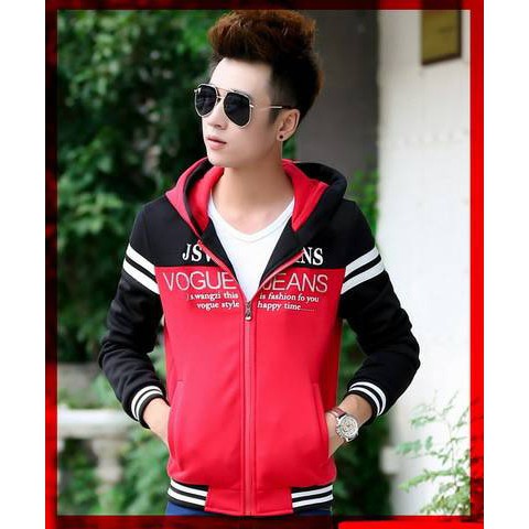 jaket pria (VJ CL) merah hitam