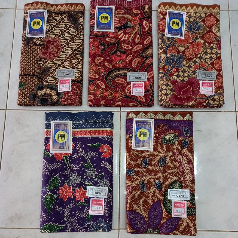 Pulau Mas Biru Kain Batik Wanita