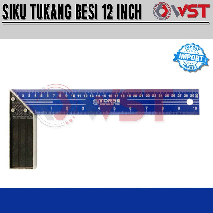 

Penggaris Siku Tukang 30cm / Siku Tukang 12" / 12inch IMPORT QUALITY