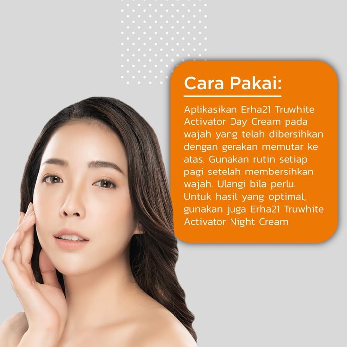 erha21 truwhite activator day cream spf25/pa 30g   krim siang pencerah