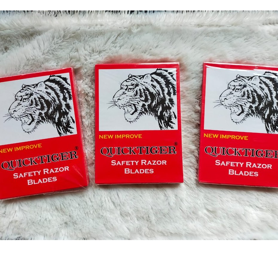 SILET CUKUR QUICK TIGER PER PACK ISI 100 PCS