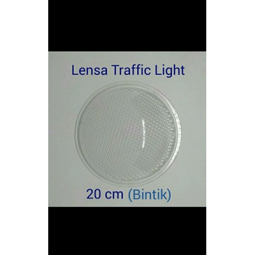 Lensa Bulat 20cm Lensa Traffic Led 20cm jual per/10pcs Model bintik Bahan tebal