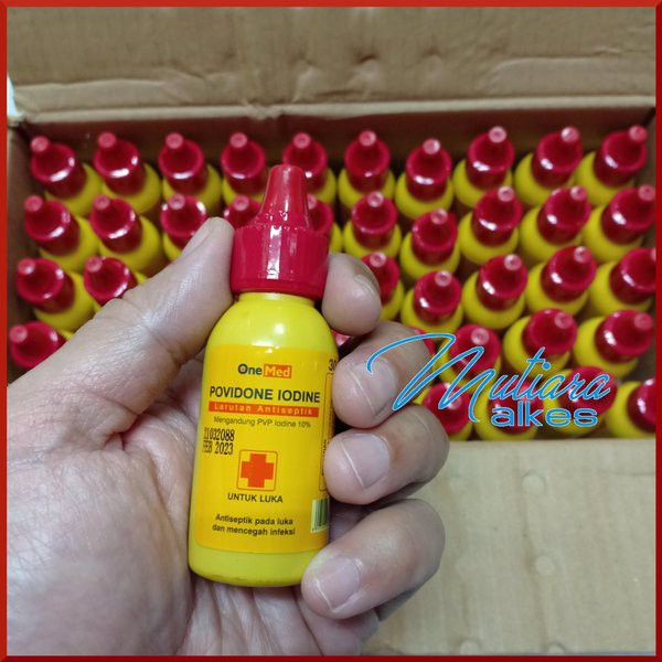 COD -  Kotak Obat Merah Onemed Povidone Iodine Ecodine 30 ml Obat Merah Antiseptik 30ml Kesehatan