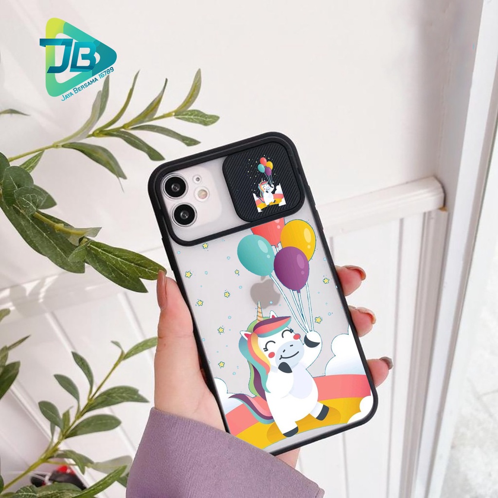 SOFTCASE SLIDE KAMERA UNICORN OPPO VIVO SAMSUNG XIAOMI REALME IPHONE ALL TYPE JB4978