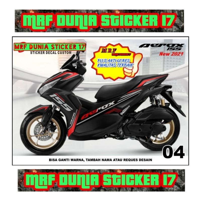Decal Stiker Motor Yamaha Aerox 2021 Full Body Modifikasi 04