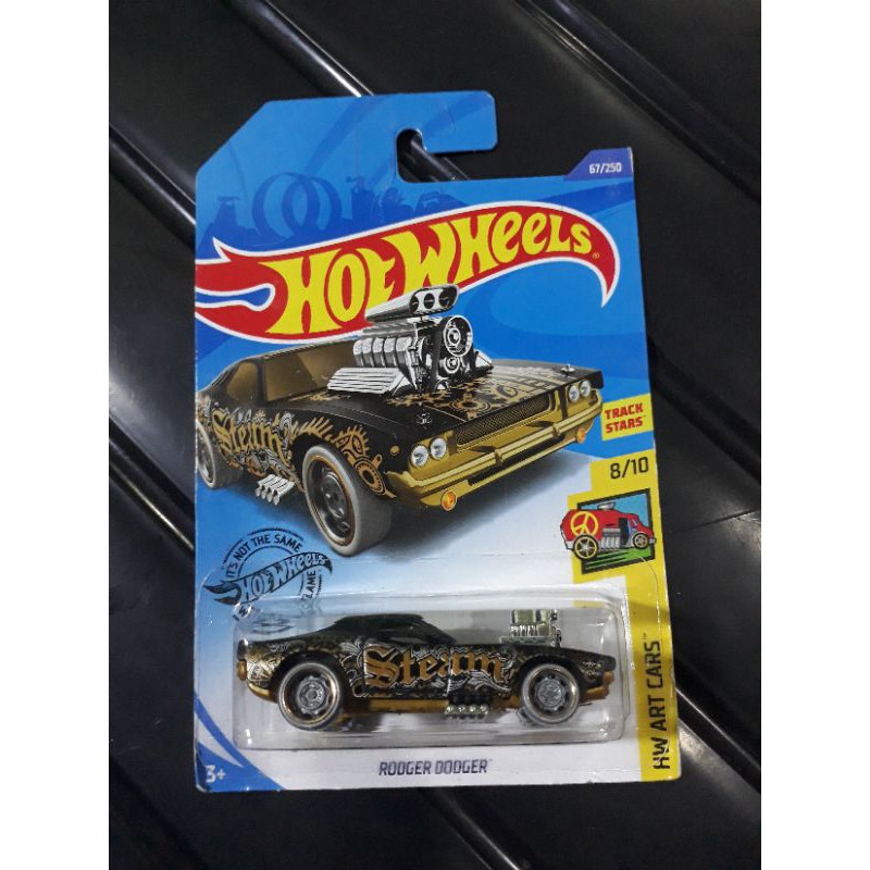 Hotwheels RODGER DODGER hitam HW ART CARS