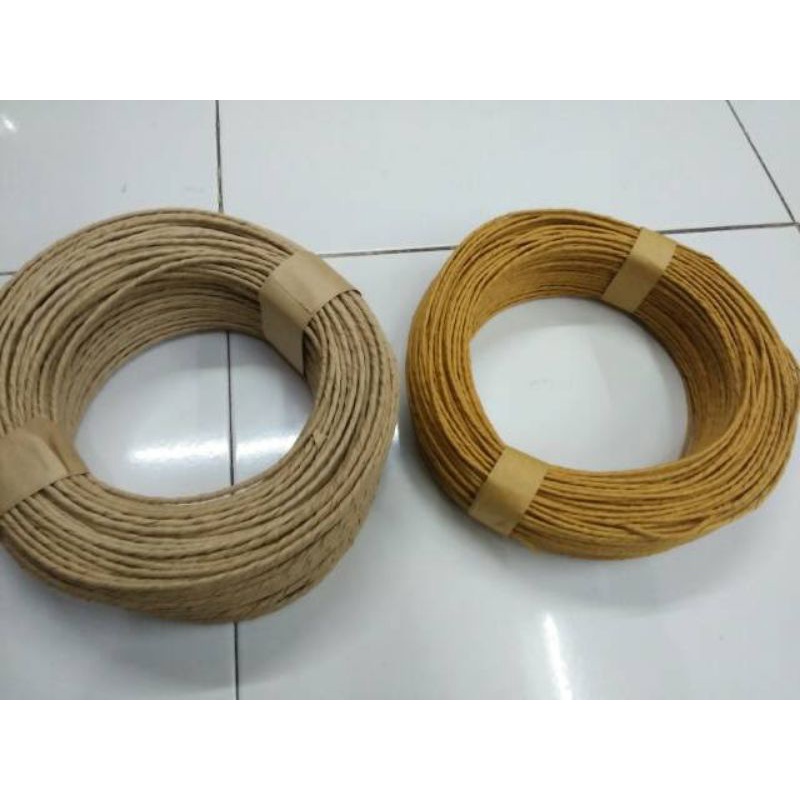 

Tali kertas craft samson 3mm paperbag harga /kg godiebag kerajinan tangan souvenir