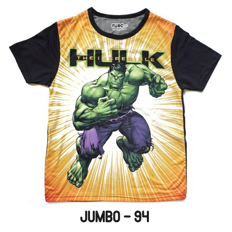 FURO Jumbo Kaos Anak Laki size 16 18 20 Superhero