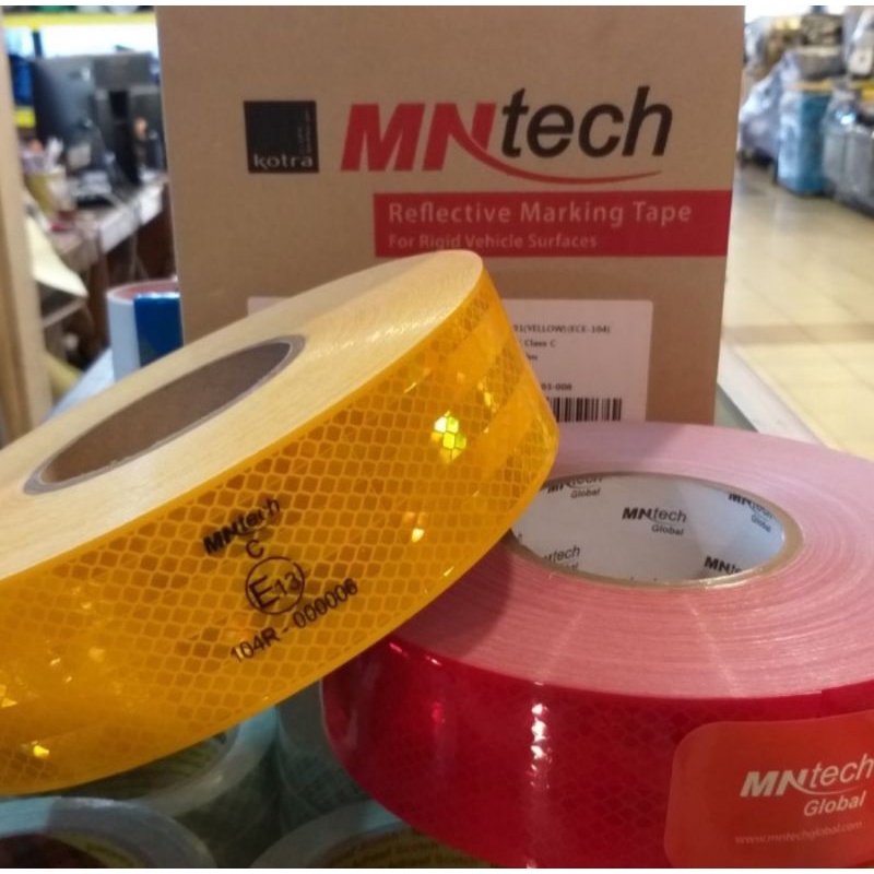 MNtech sticker scothlite reflector-stiker skotlet uji kir mobil