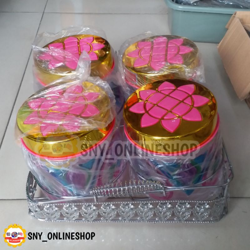 Toples Snack / Toples Lebaran Set / Toples 4 In 1 / Toples Set Kiku