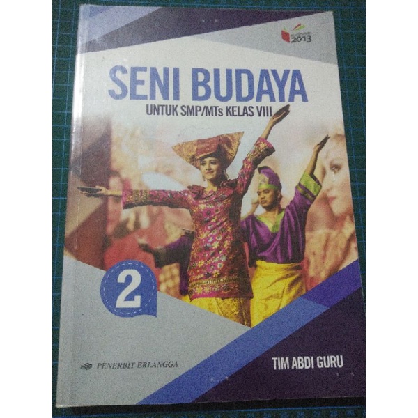 Buku Seni Budaya Kelas 8 SMP | Buku bekas