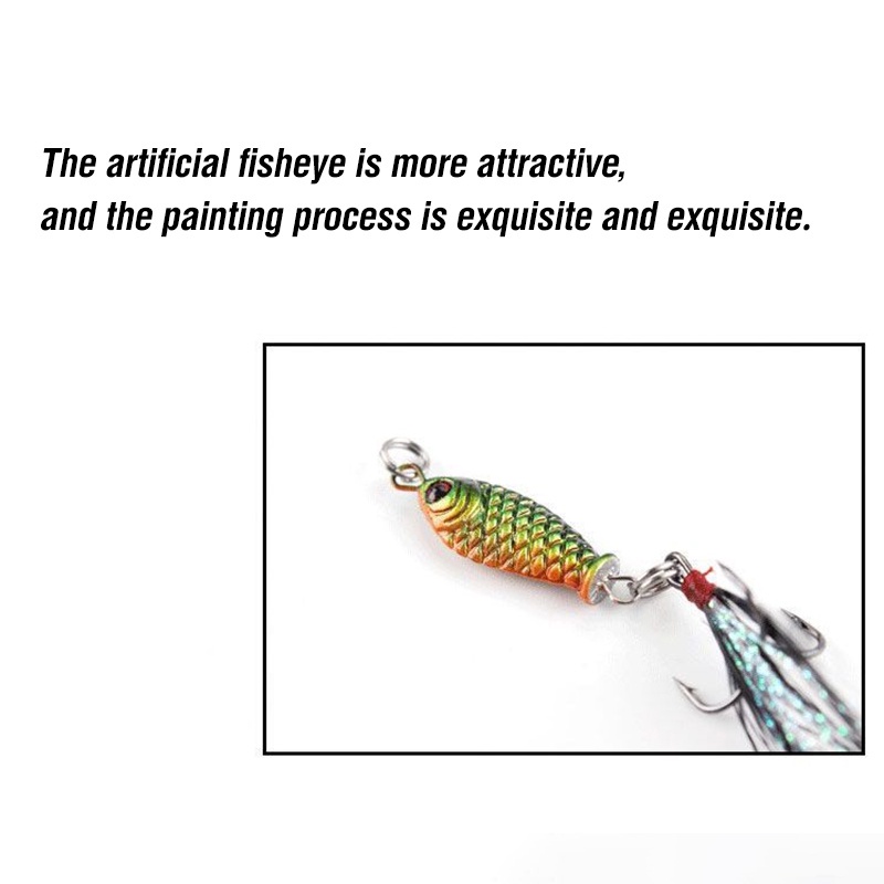 4 Color Small Lead Fish Painted Lure 3.2Cm/6G Lure Bait Bionic Bait Full Swimming Layer Metal Hard Bait Sea Freshwater Universal Bait