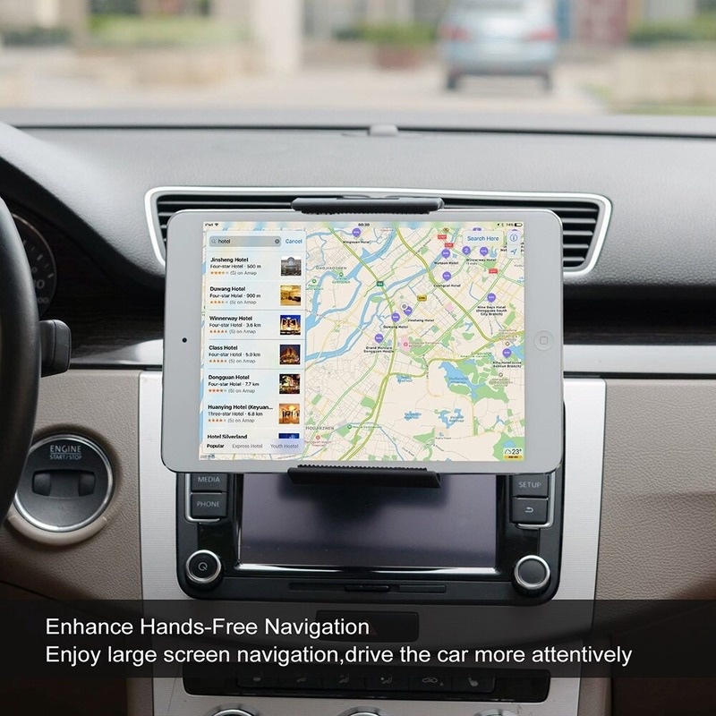 7 8 9 10 Inch Tablet Car Holder CD Slot Mount Holder untuk Ipad Tablet PC Stand Ipad Air Mini 9.7 &quot;Pro Samsung Galaxy Tab