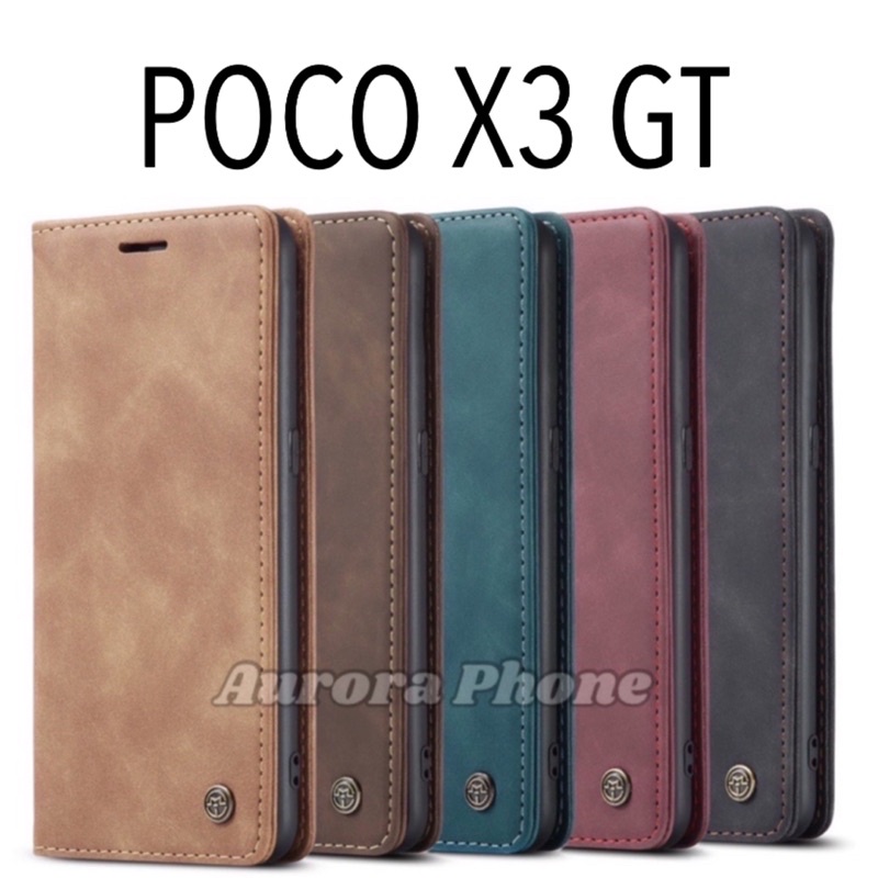 Flip Case Poco X3 GT Original CASEME Leather Wallet Casing Poco X3 GT