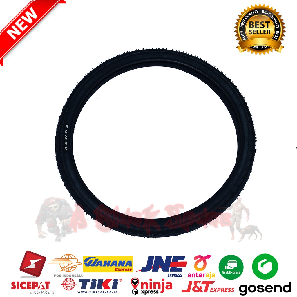 Ban Luar 20x1.50 Ban Luar Seli Lipat KENDA Kembang Alus List Putih
