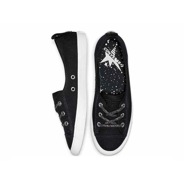 black silver converse
