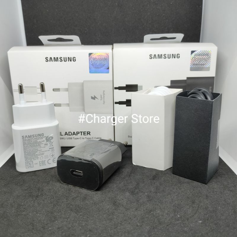 Charger Samsung PD 25W Type C ke Type C ORIGINAL 100% Super Fast Charging