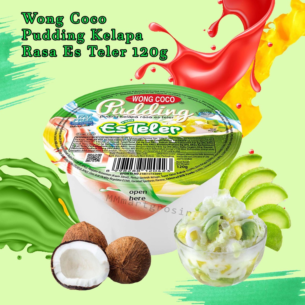 Wong Coco / Pudding Kelapa / Rasa Es Teler / 120g