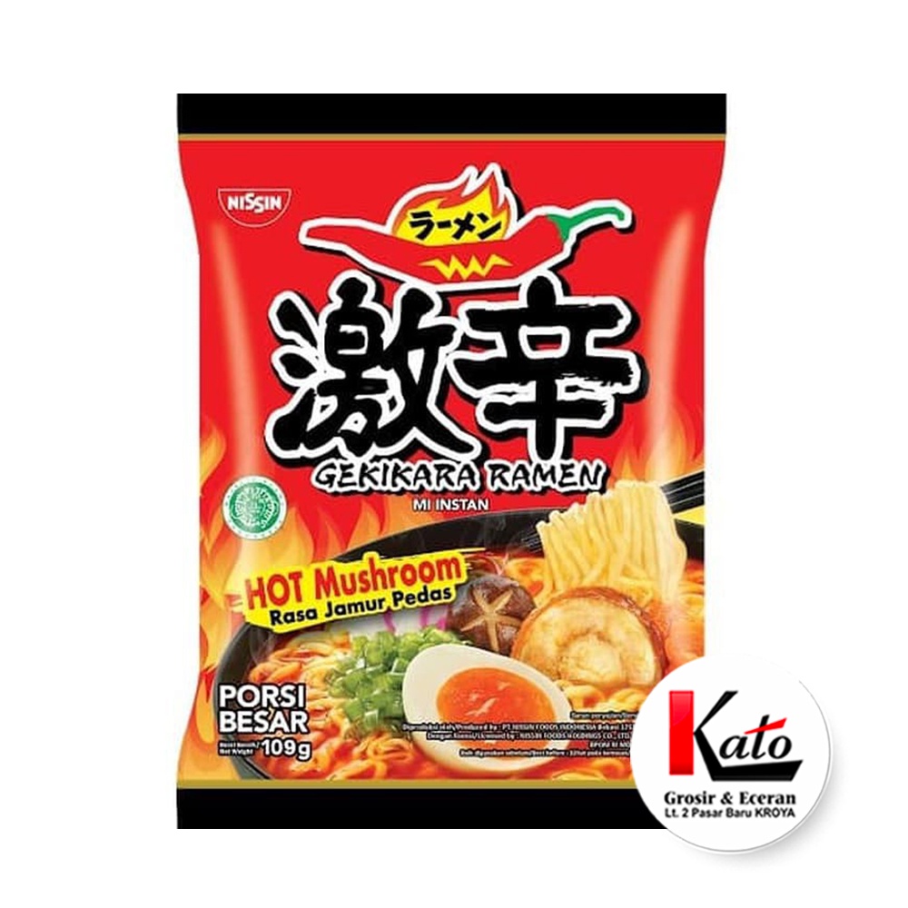 

Nissin Gekikara Ramen Jamur Pedas 120gr /Mie Korea / Mie Rasa Jamur Pedas