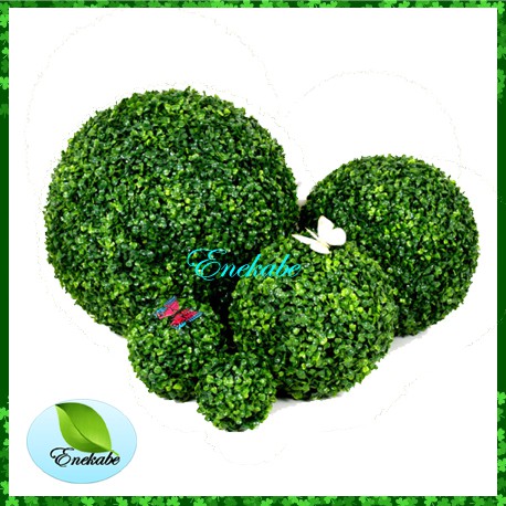 Bola Rumput Buatan Dengan Bentuk bulat 40cm Bunga Hias Dekorasi Kantor Rumah Kafe Rumput Sintetis