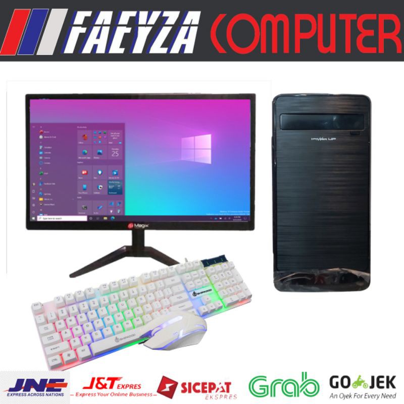 Komputer PC Lengkap Intel Core I5 3470 Ram 8gb HDD 500gb LED 19&quot;