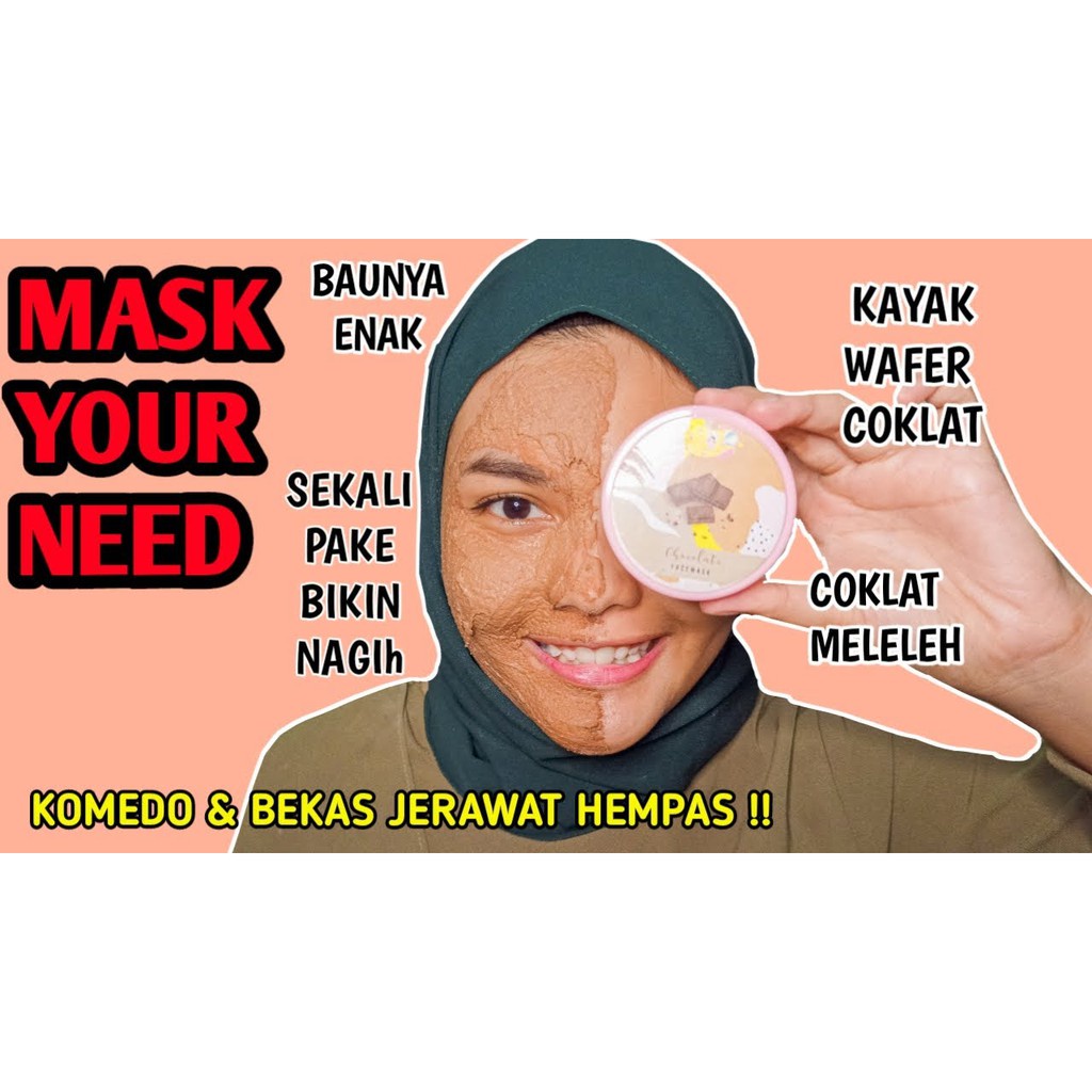 POT 25GR MASKYOURNEEDS BPOM / MASKER WAJAH ALAMI MASK YOUR NEEDS 25GR