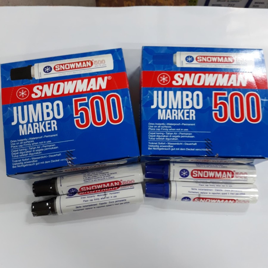 Spidol Jumbo marker Snowman 500