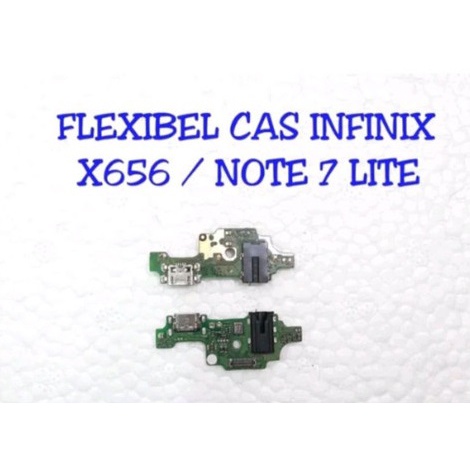 Fleksibel Flexibel Flexible Papan PCB Con Cas Con TC Konektor Charger Infinix Note 7 Lite X656