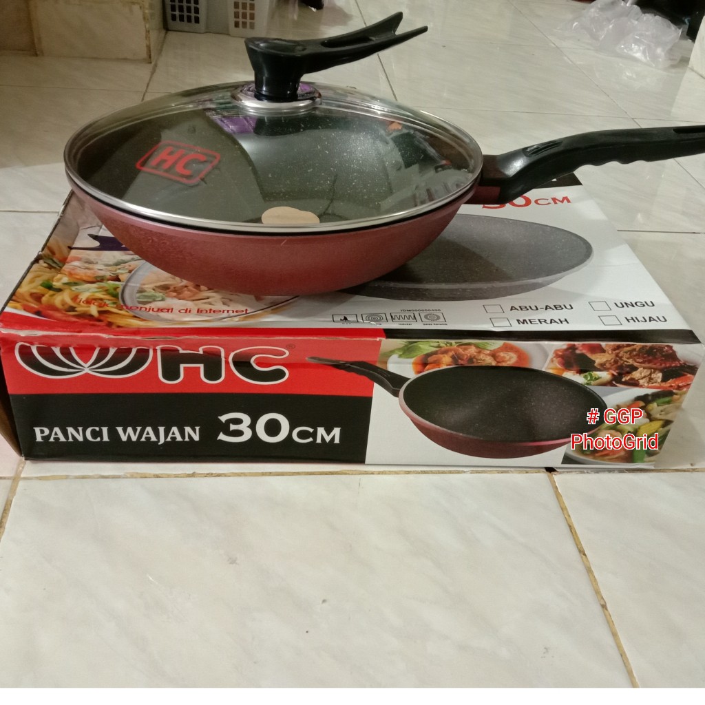 05 Feb 22/HC Panci wajan 30 cm/ Wok Pan 30 cm/ Panci serbaguna