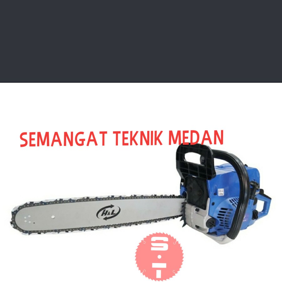 HL5200 MESIN CHAINSAW CHAIN SAW GERGAJI POTONG KAYU 20" H&L HL 5200