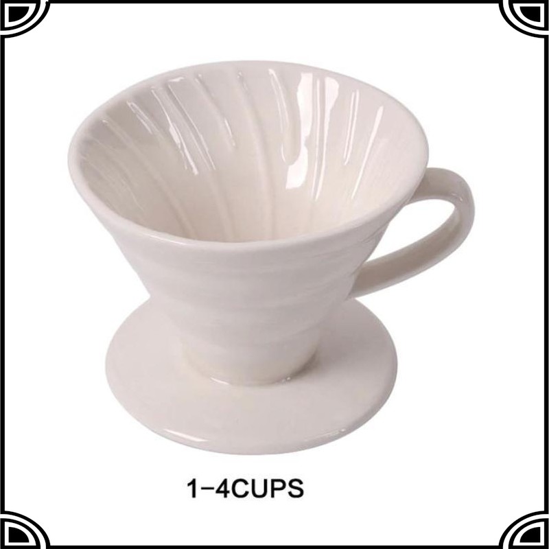 Grab Medan OneTwoCups Filter Penyaring Kopi V60 Glass Coffee Filter Dripper 1-4 Cups - ZM00639