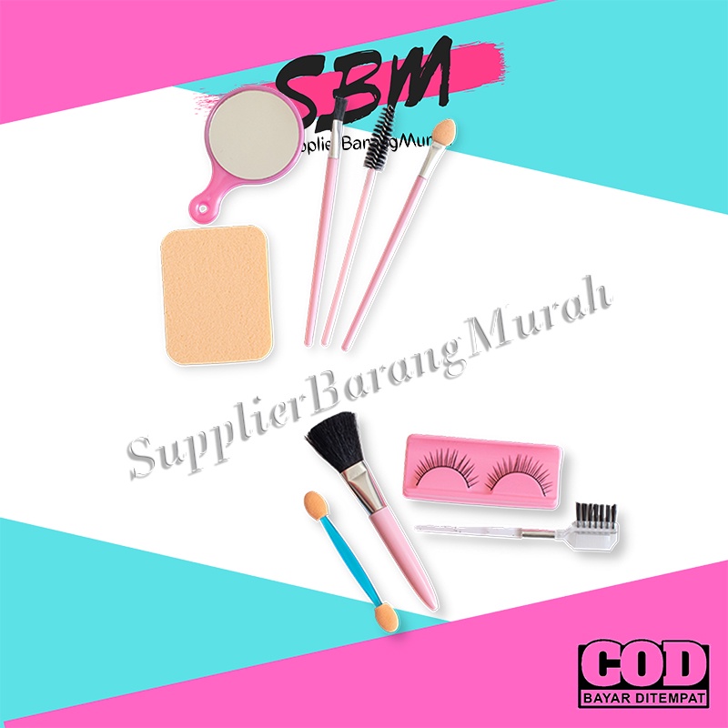 Set Brush 4 in 1 dan 5 in 1 Bulu Mata Spon Kaca FS1257