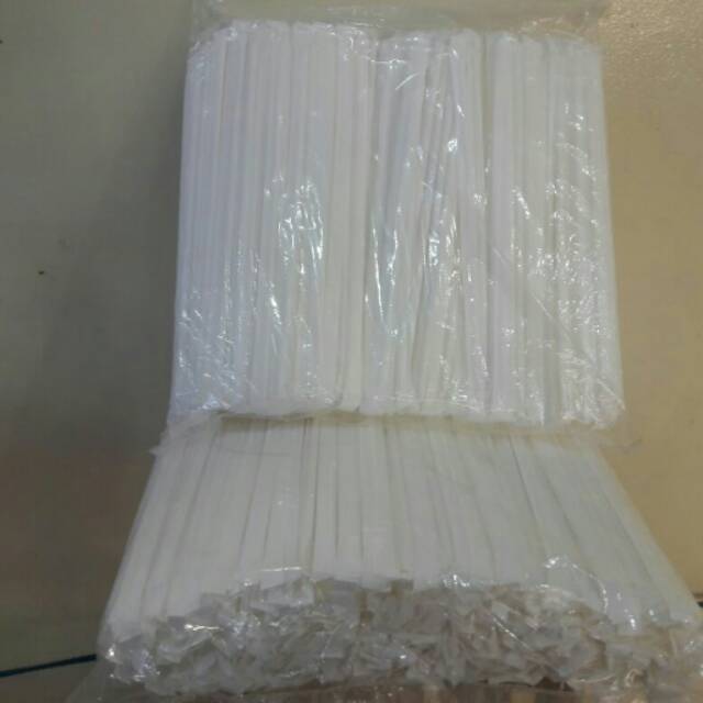 

Sedotan bengkok putih bungkus kertas (500 pcs)