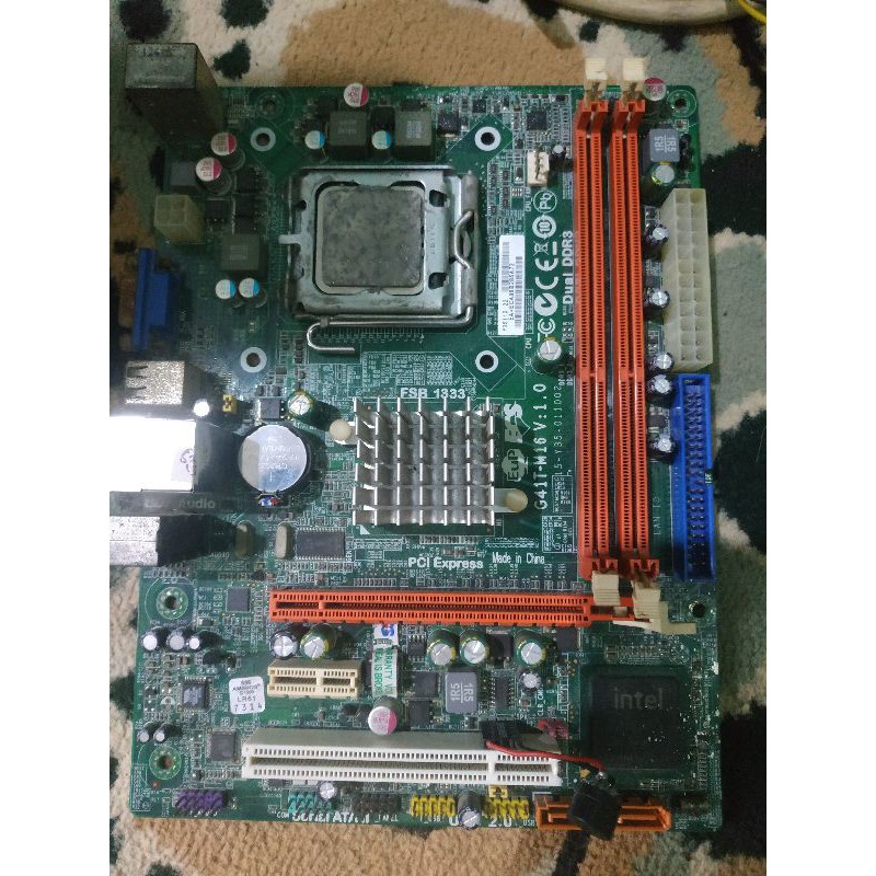 Motherboard LGA 775 DDR3 ECS G41T-M16 V1. 0